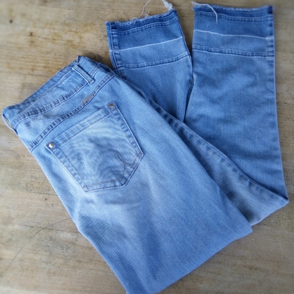 ➕Inc Denim Light Wash Frayed Hems Regular Fit